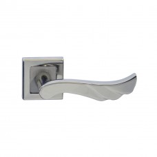 Angel Zinc Rosette Door Handle